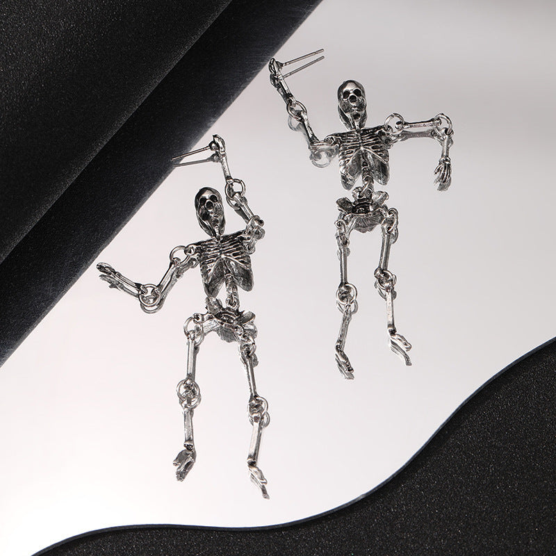 Personalized Skull Frame Earrings Exaggerated