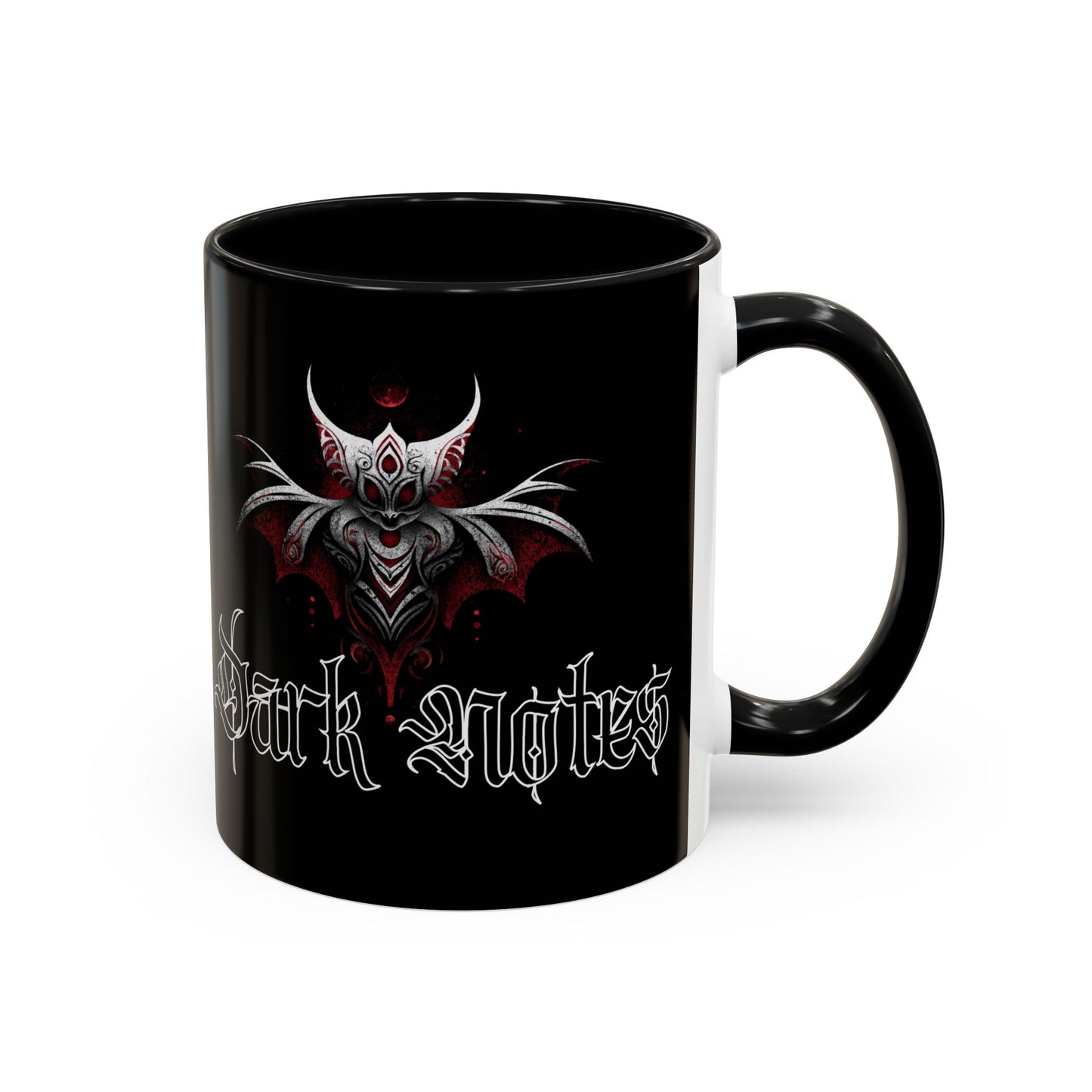 Dark Notes Accent Coffee Mug (11, 15oz)