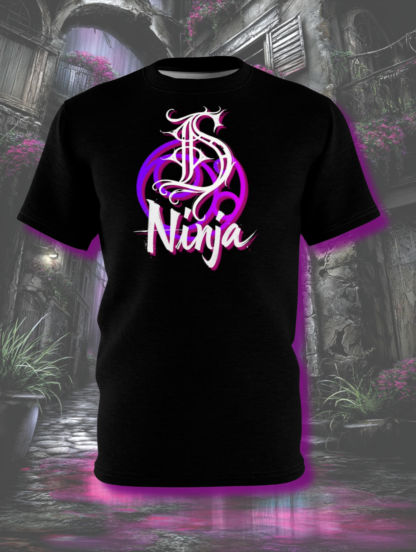 Die Hard Ninja Graphic Tee Unisex Cut & Sew