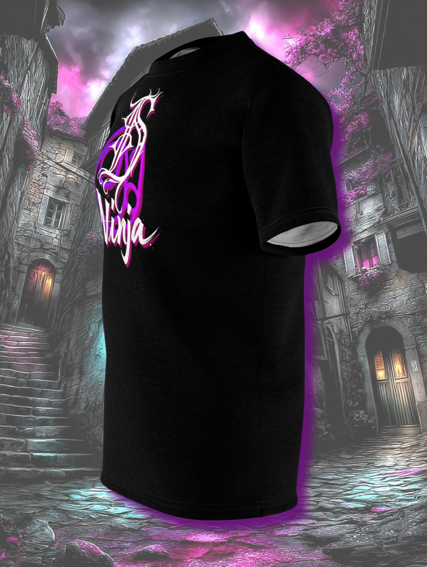 Die Hard Ninja Graphic Tee Unisex Cut & Sew