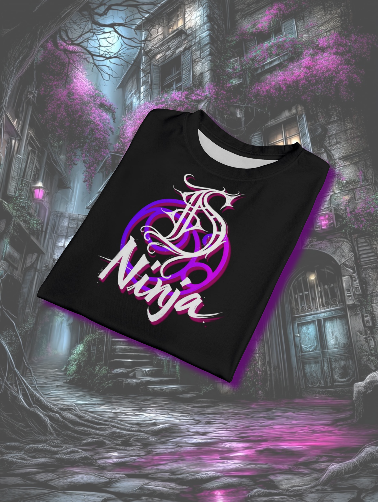 Die Hard Ninja Graphic Tee Unisex Cut & Sew