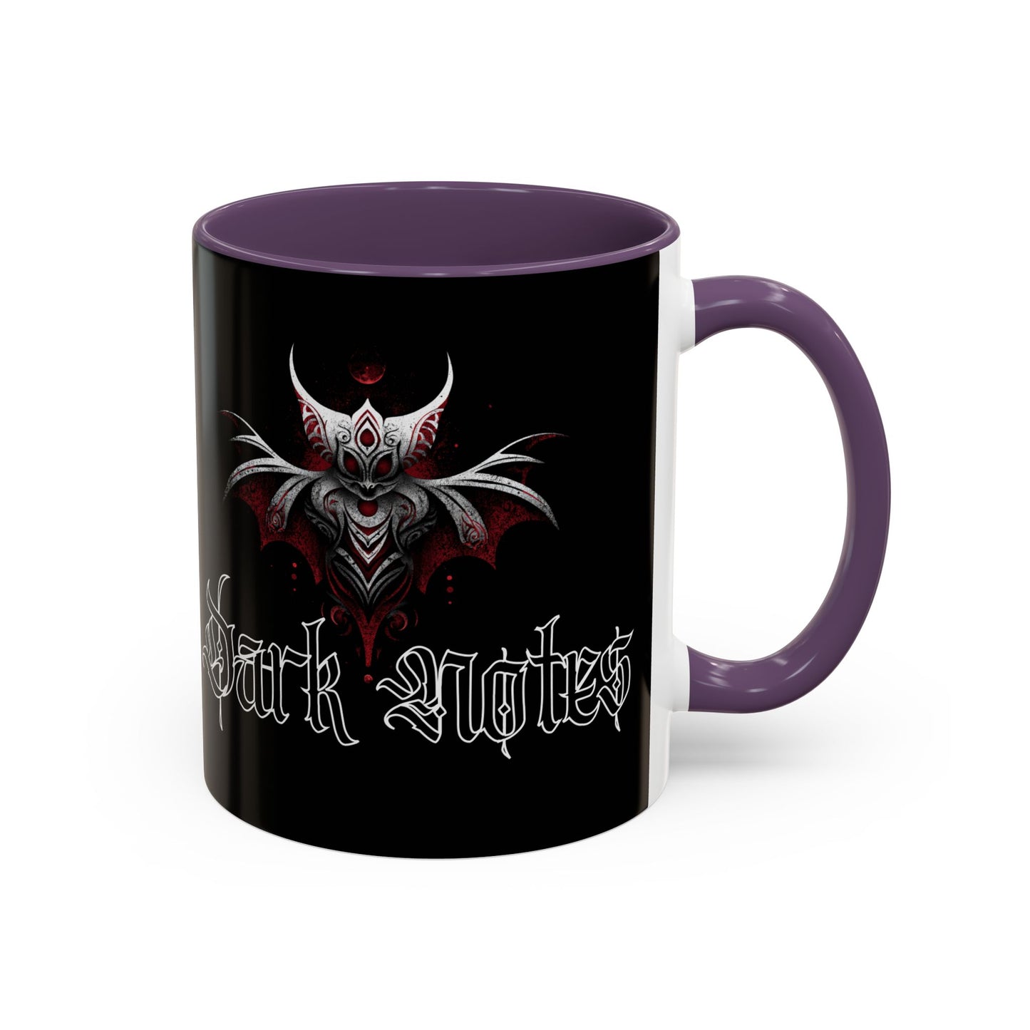 Dark Notes Accent Coffee Mug (11, 15oz)