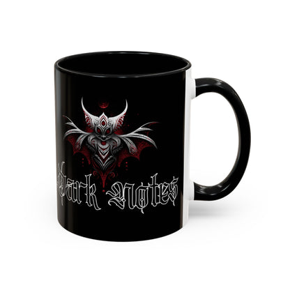 Dark Notes Accent Coffee Mug (11, 15oz)
