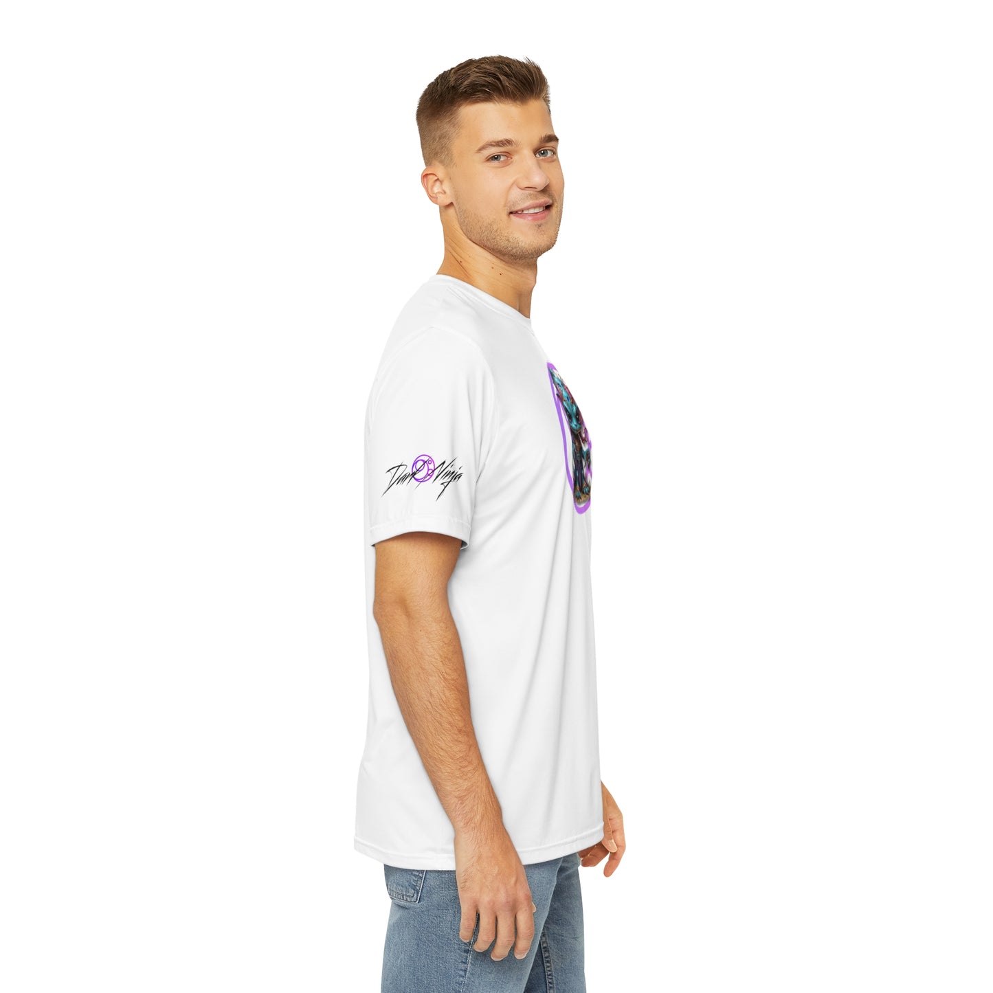 Little Horrors DNA Men's Tee - Vibrant Polyester Graphic Tee for Casual Wear, Anime Fans, Gifts, and Celebrations