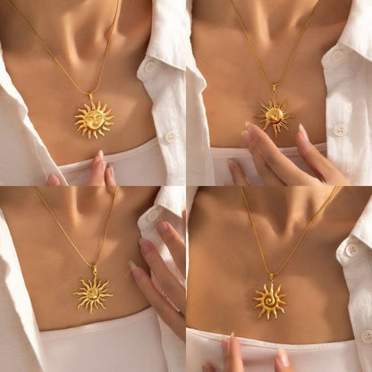 Titanium Steel Necklace Women's Gold High-grade Design Fashion Necklace