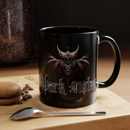 Dark Notes Accent Coffee Mug (11, 15oz)
