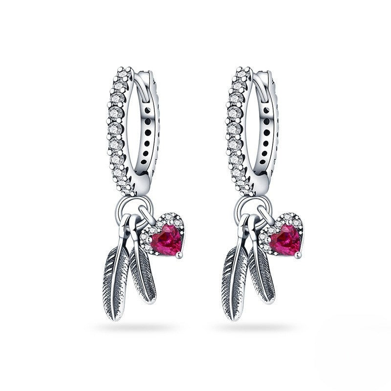 Fashion Special-interest High-grade Love Butterfly Star And Moon Earrings