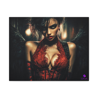 Gothic Angel Artwork Canvas Print