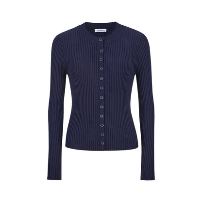 Casual Women's Single-breasted Knitted Cardigan Jacket Inner Vest