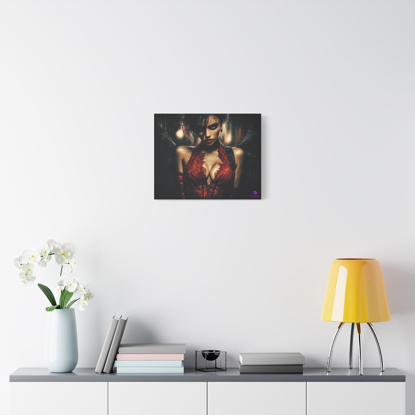 Gothic Angel Artwork Canvas Print