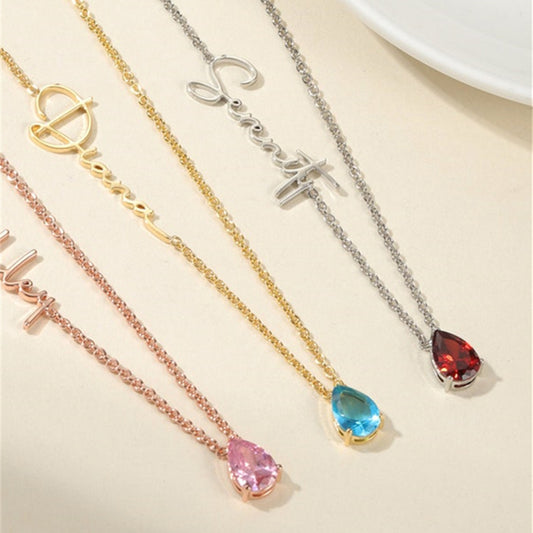 Stainless Steel Custom Name Necklace DIY Personalized