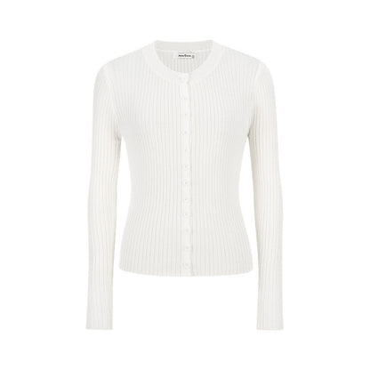 Casual Women's Single-breasted Knitted Cardigan Jacket Inner Vest